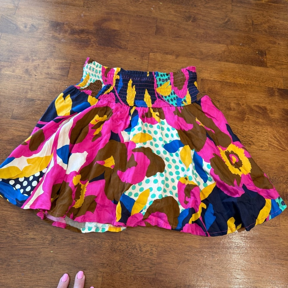 NWT Karlie Floral Women's Skort Pink and Brown size medium